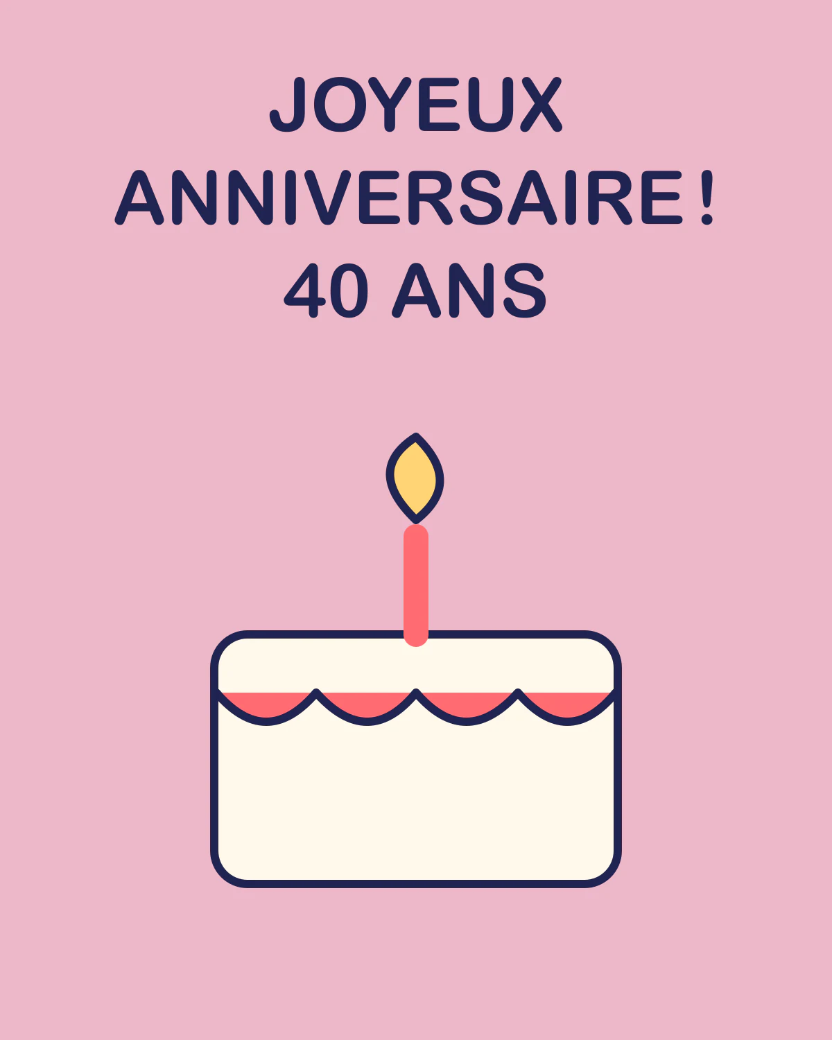 Joyeux anniversaire ! 40 ans