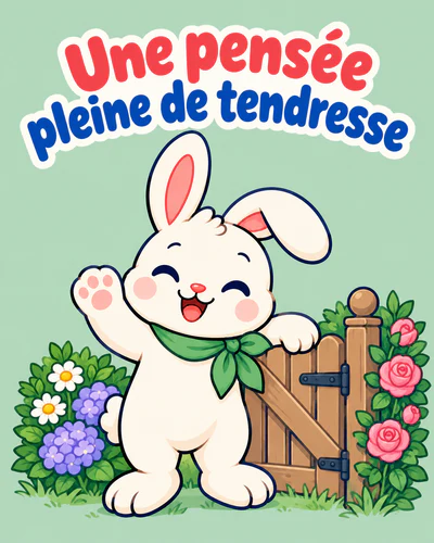Une pensée pleine de tendresse