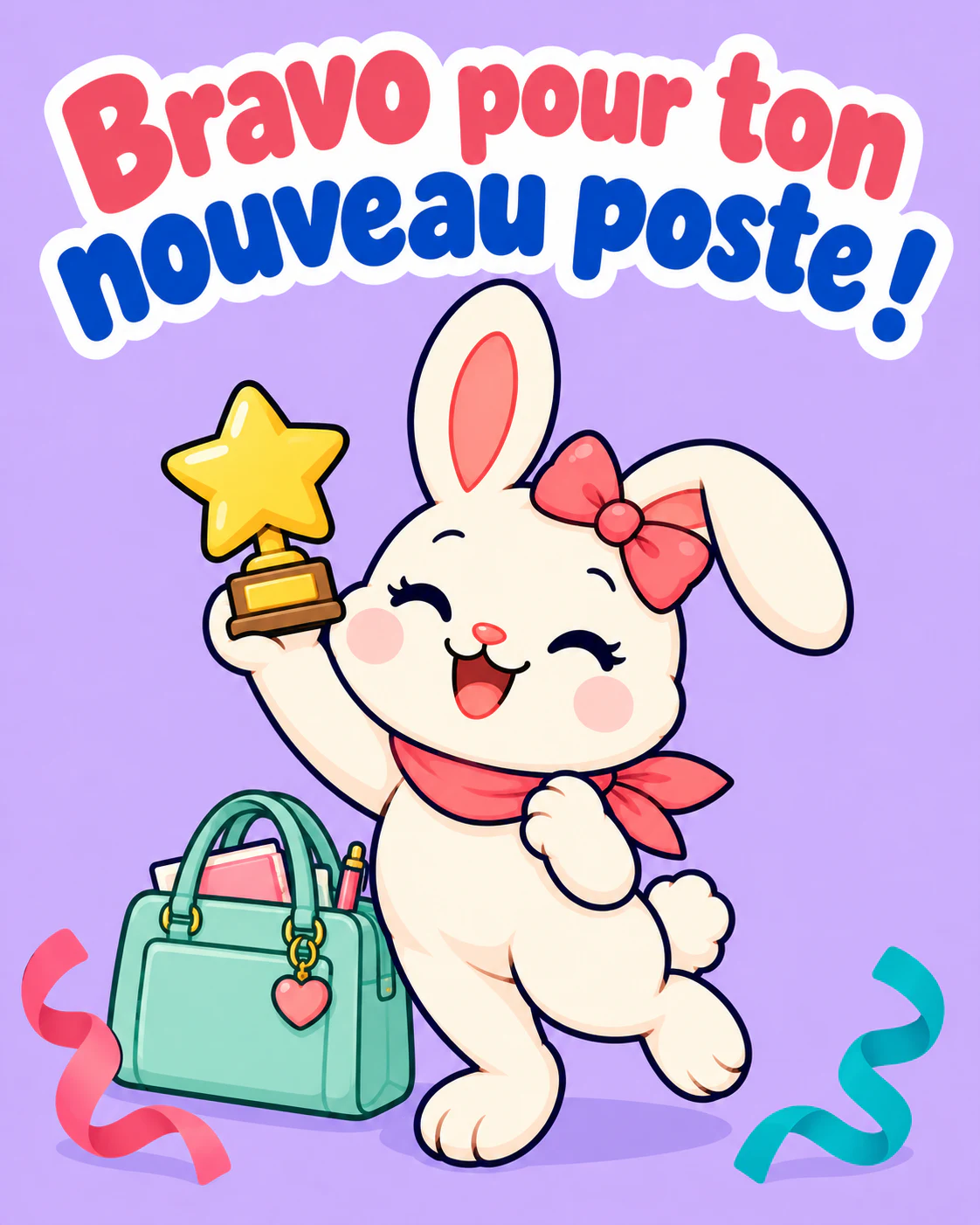 Bravo pour ton nouveau poste !