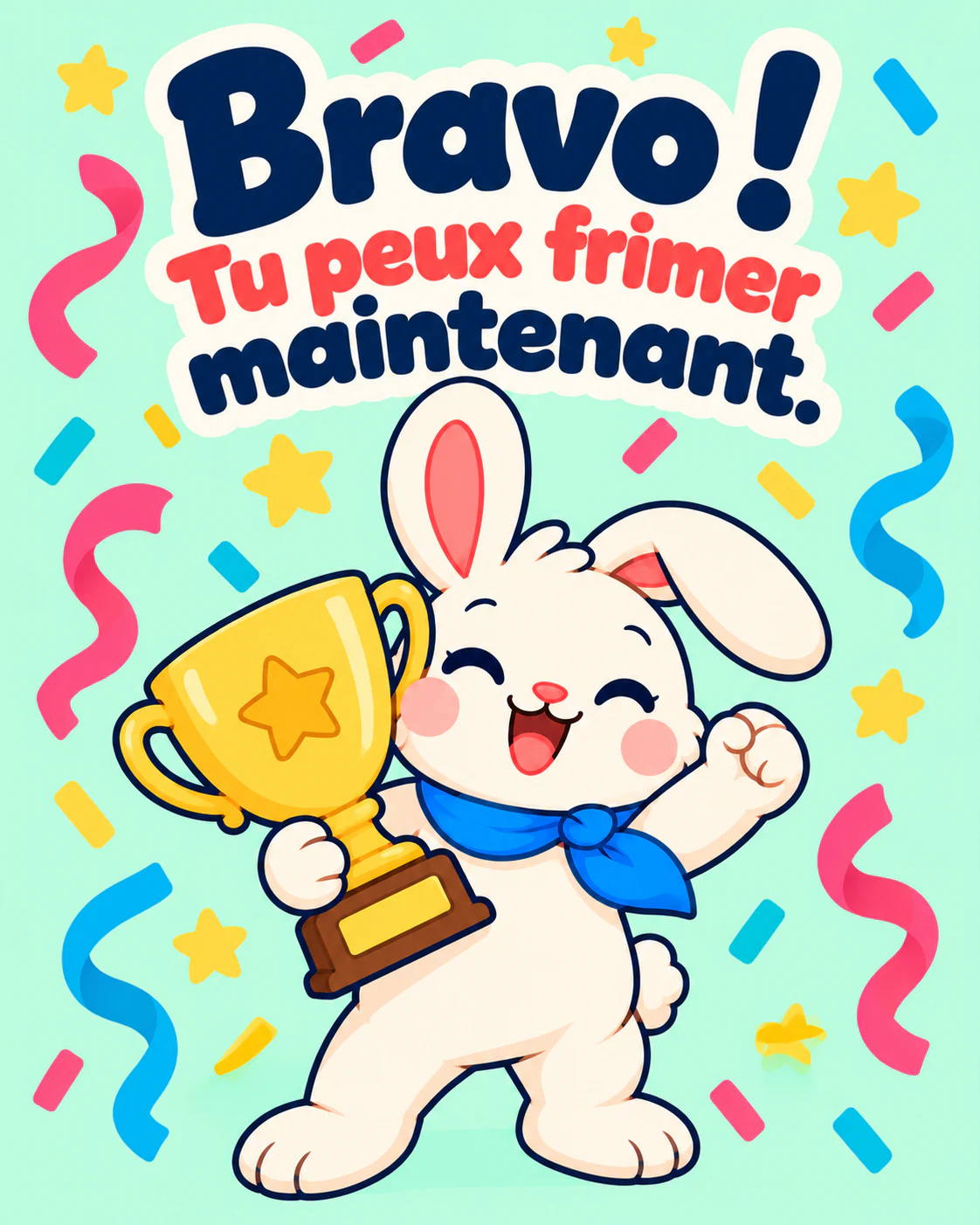 Bravo ! Tu peux frimer maintenant.
