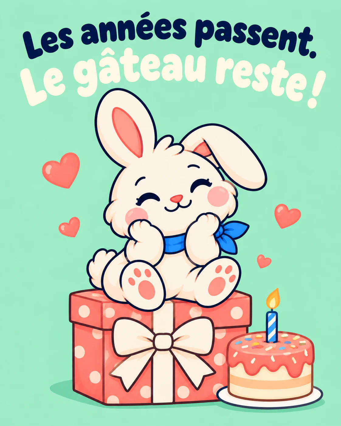 Les années passent. Le gâteau reste !