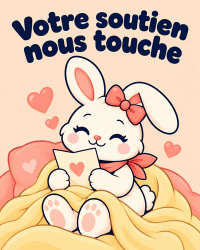 Votre soutien nous touche
