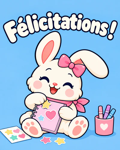 Félicitations !