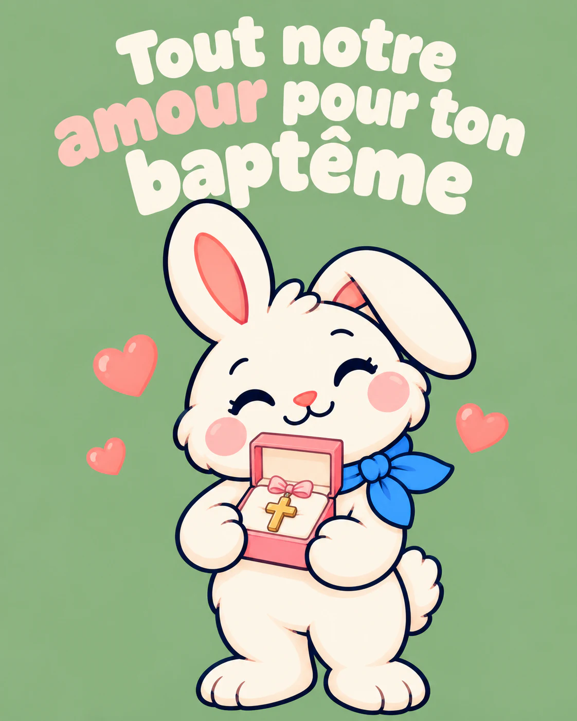 Tout notre amour pour ton baptême