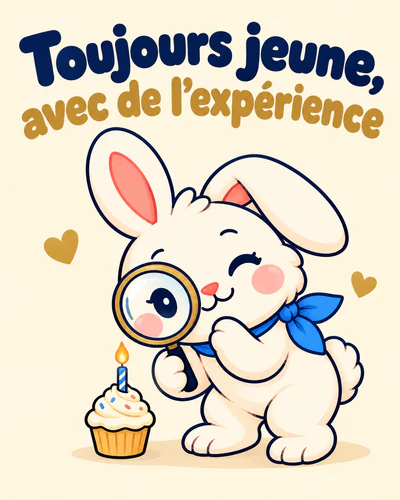Toujours jeune, avec de l’expérience