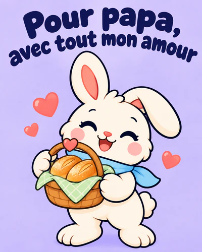 Pour papa, avec tout mon amour