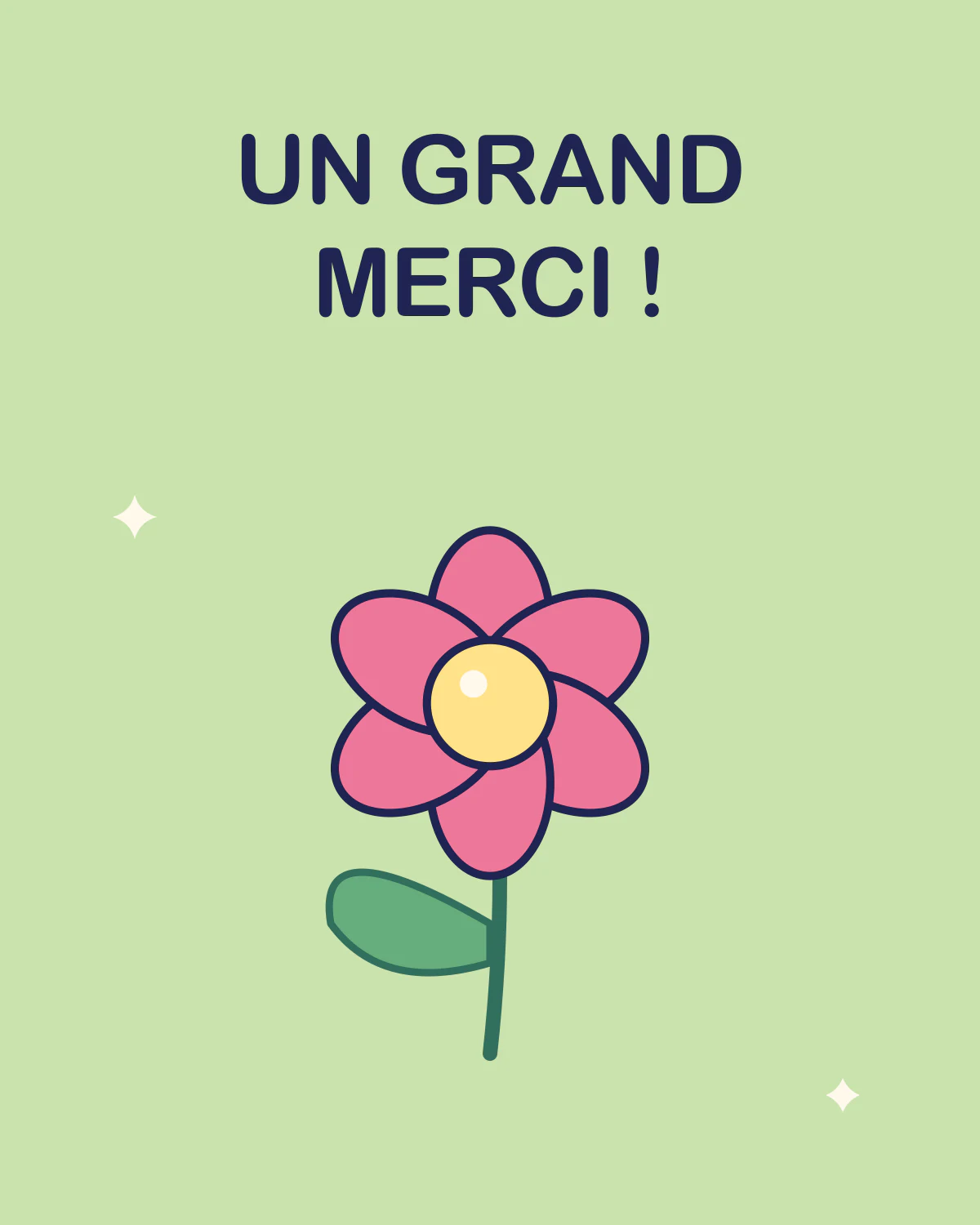 UN GRAND MERCI !