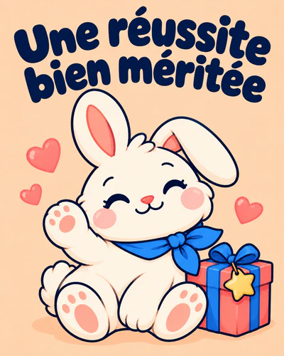 Une réussite bien méritée