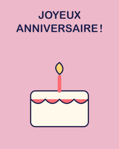 Joyeux anniversaire !