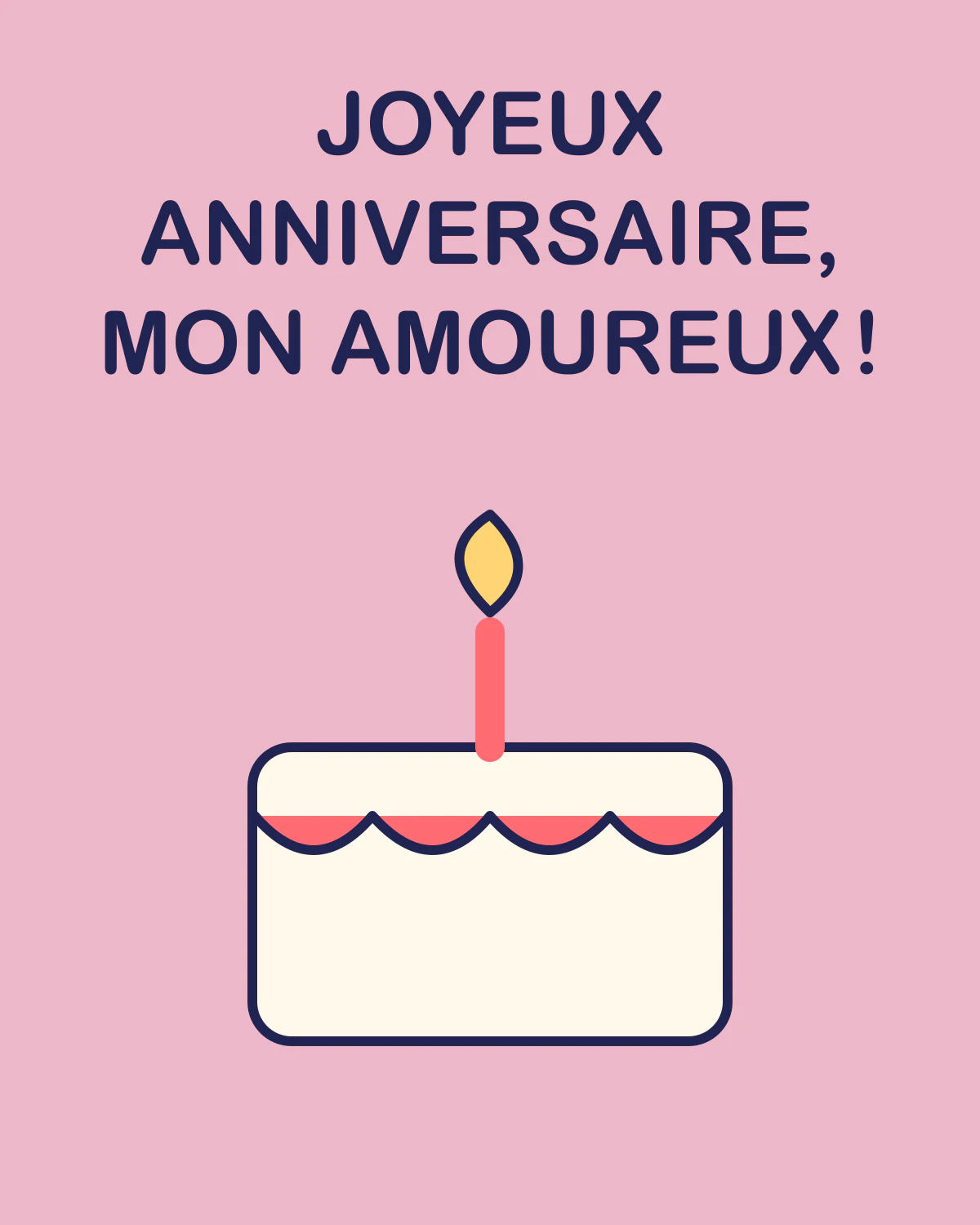 Joyeux anniversaire, mon amoureux !