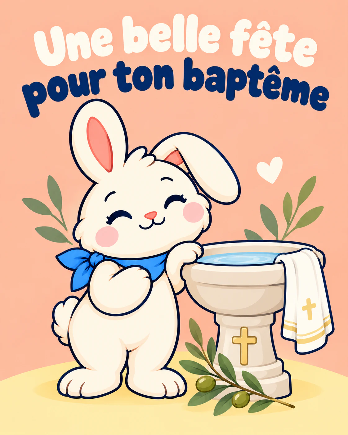 Une belle fête pour ton baptême