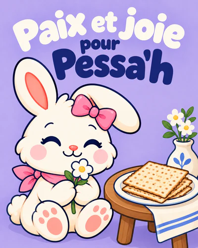 Paix et joie pour Pessa’h