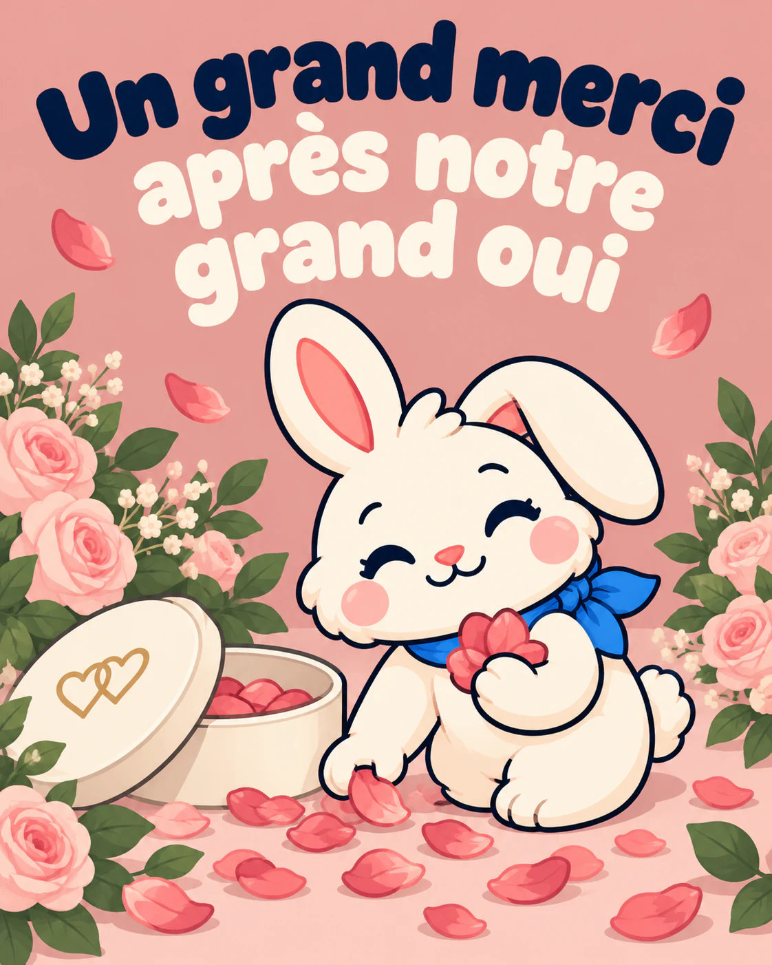 Un grand merci après notre grand oui