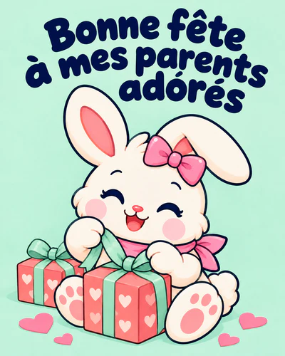 Bonne fête à mes parents adorés