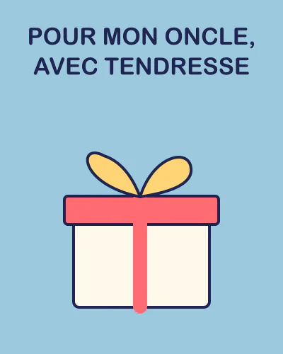 Pour mon oncle, avec tendresse