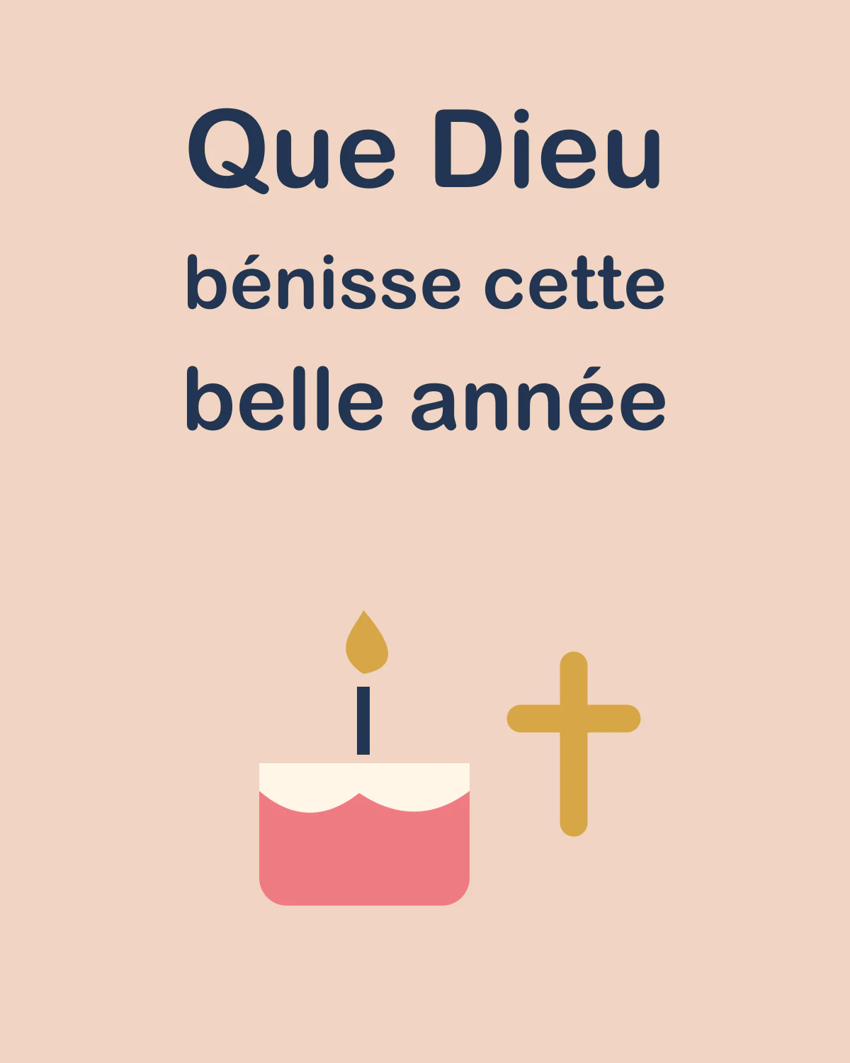 Que Dieu bénisse cette belle année