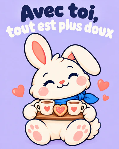 Avec toi, tout est plus doux