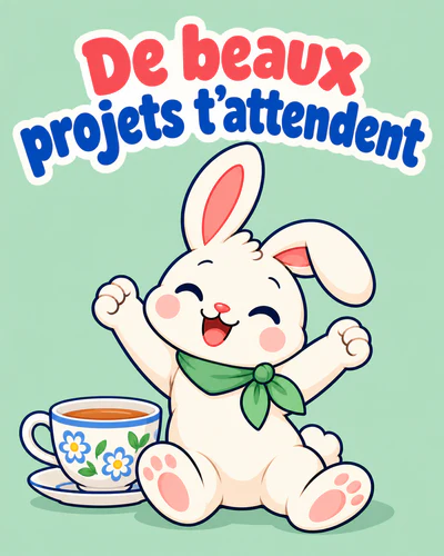 De beaux projets t’attendent