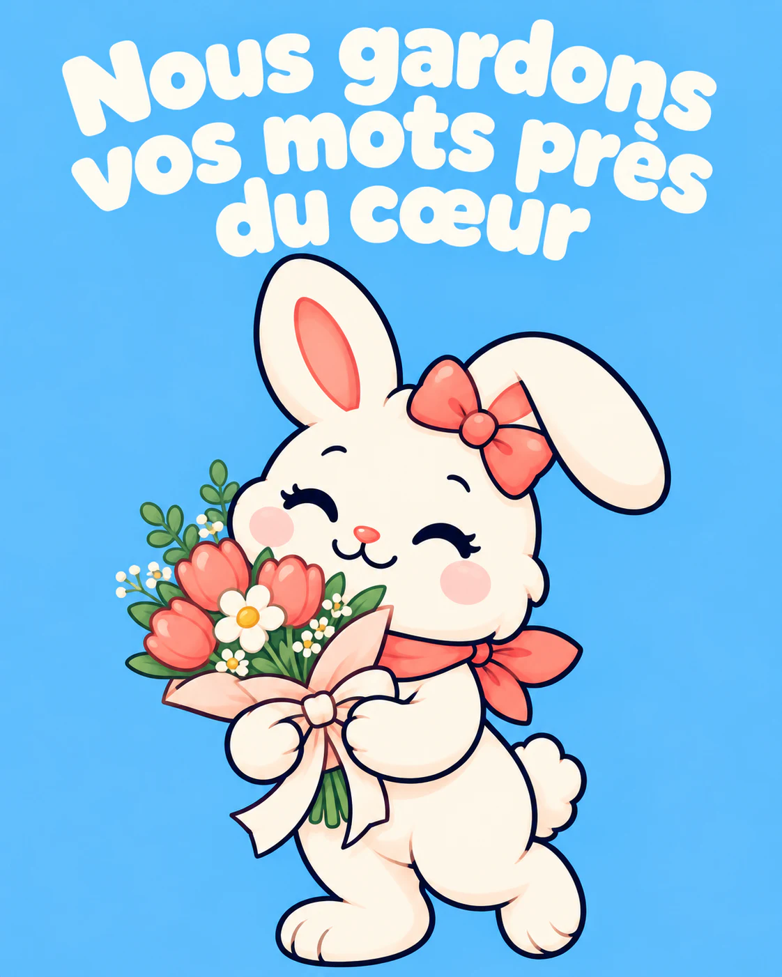 Nous gardons vos mots près du cœur