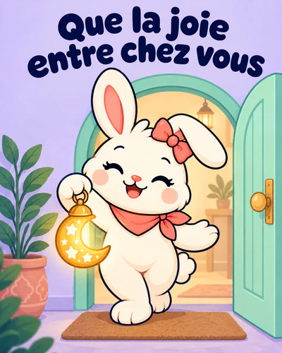 Que la joie entre chez vous