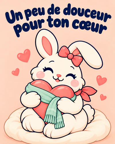 Un peu de douceur pour ton cœur