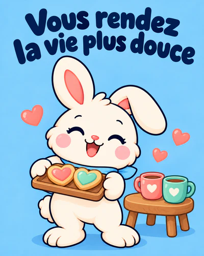 Vous rendez la vie plus douce