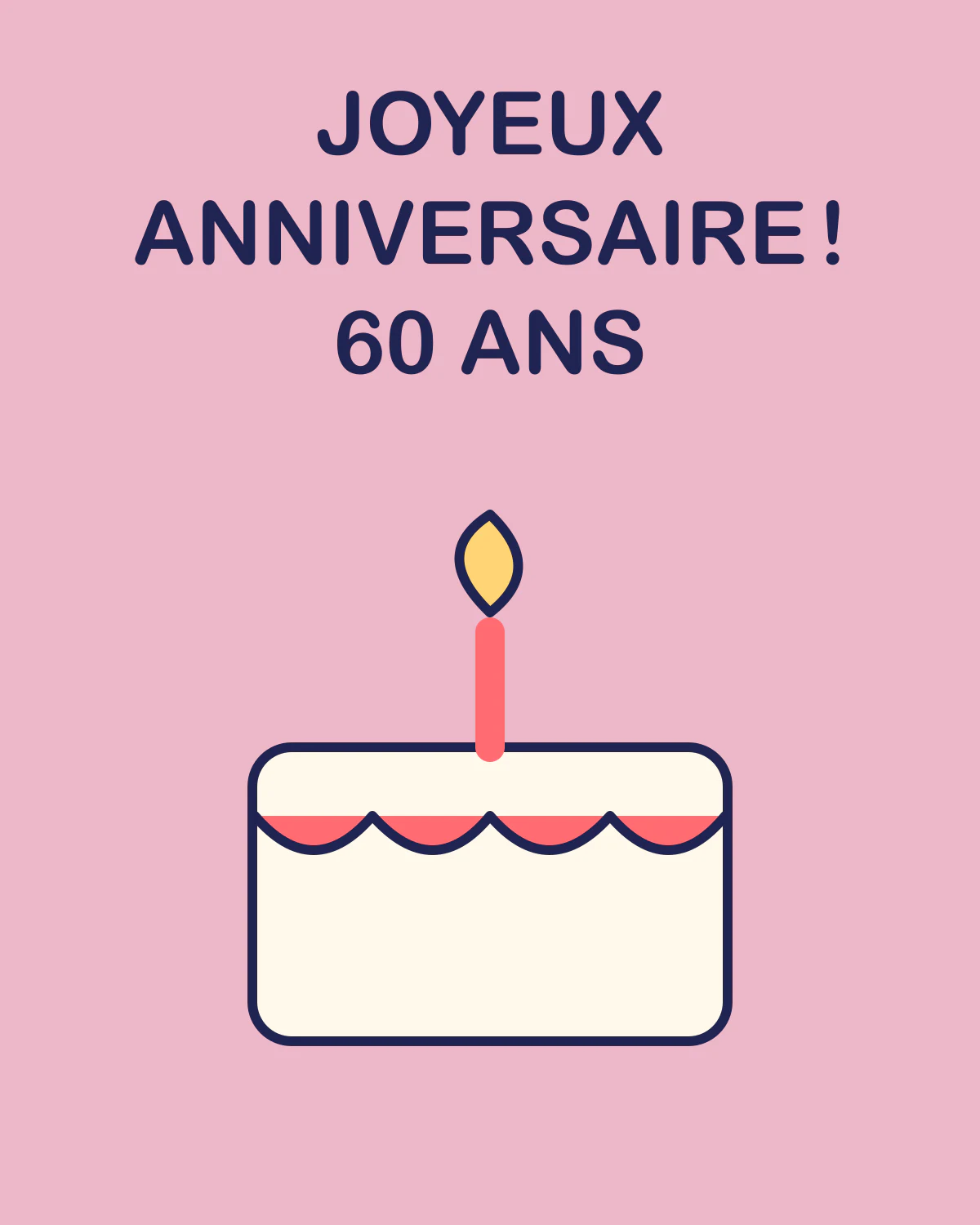 Joyeux anniversaire ! 60 ans