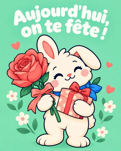 Aujourd’hui, on te fête !