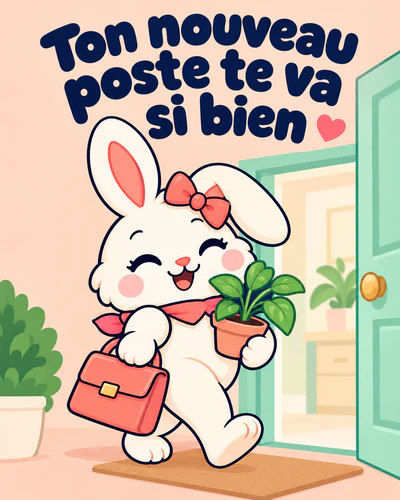 Ton nouveau poste te va si bien