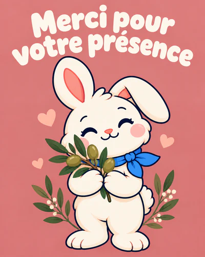 Merci pour votre présence