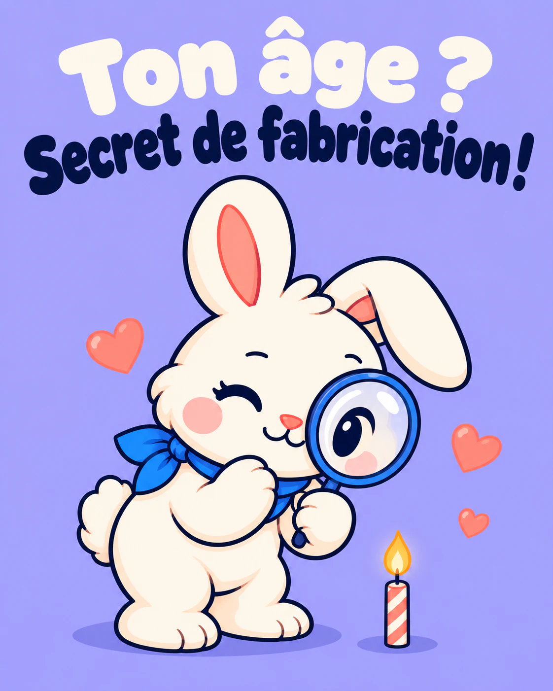 Ton âge ? Secret de fabrication !