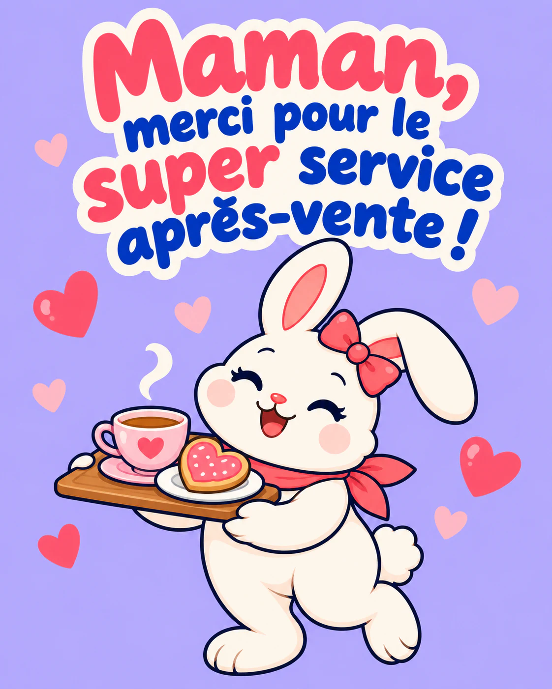 Maman, merci pour le super service après-vente !