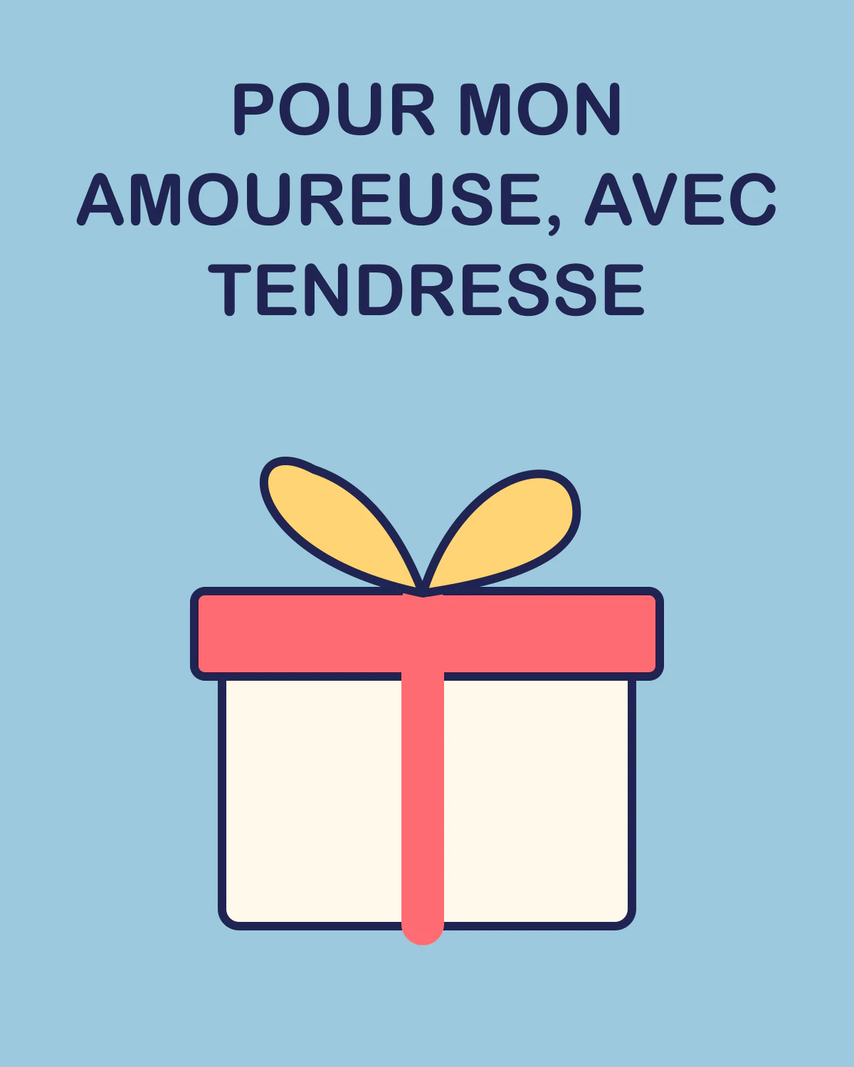 Pour mon amoureuse, avec tendresse