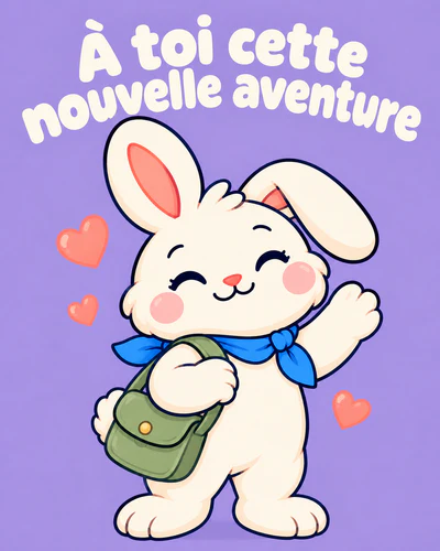 À toi cette nouvelle aventure