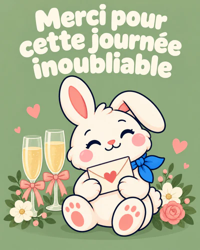Merci pour cette journée inoubliable