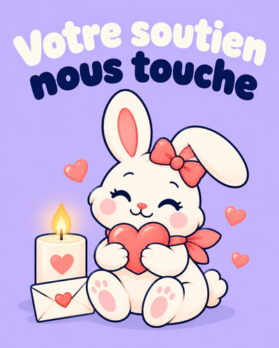 Votre soutien nous touche