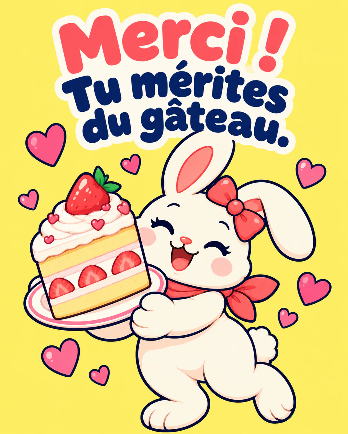 Merci ! Tu mérites du gâteau.