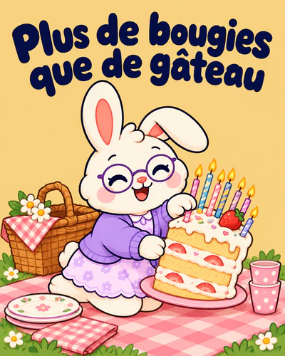 Plus de bougies que de gâteau
