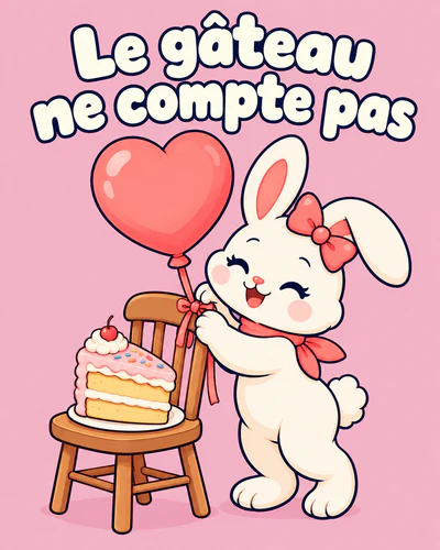 Le gâteau ne compte pas