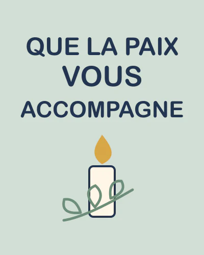 Que la paix vous accompagne
