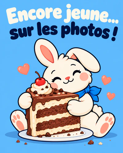 Encore jeune… sur les photos !