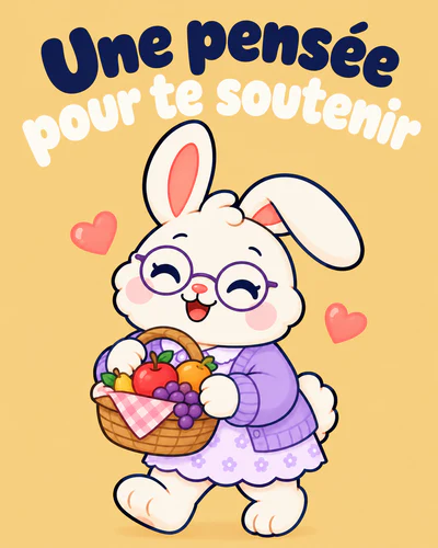 Une pensée pour te soutenir