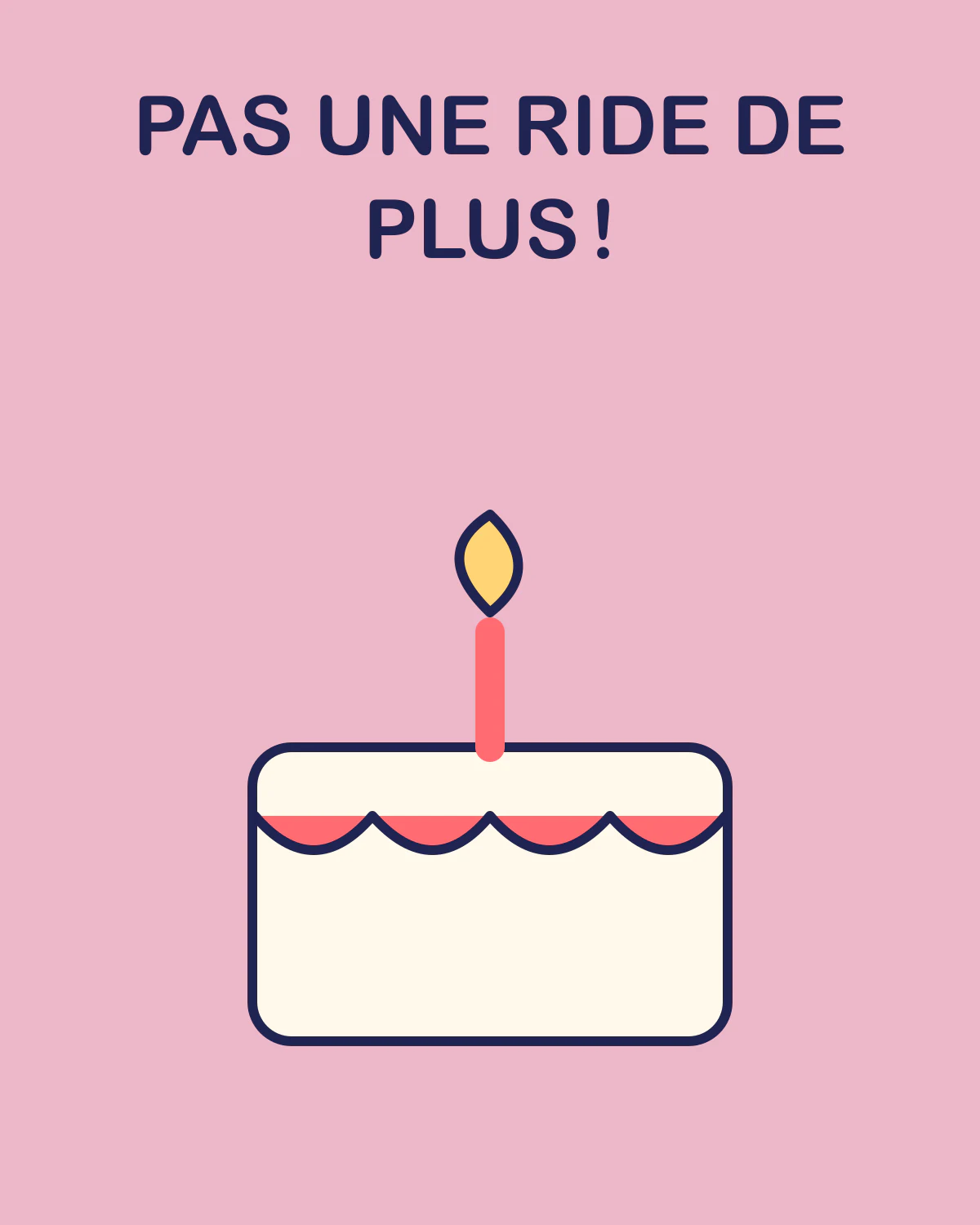 Pas une ride de plus !
