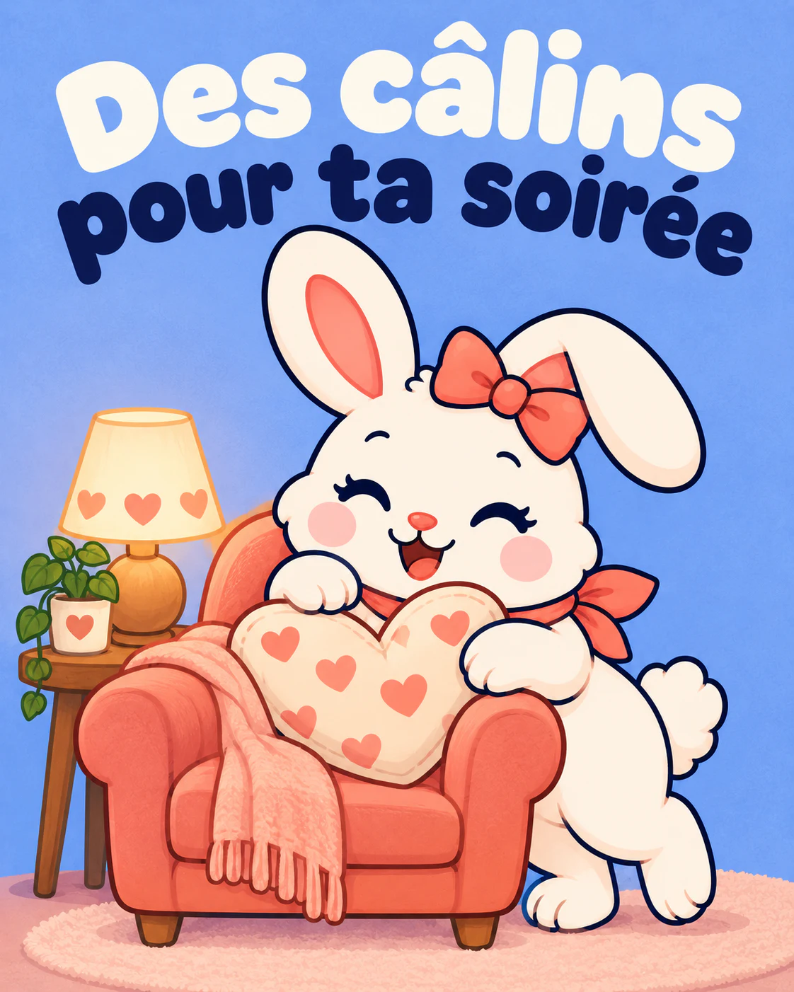 Des câlins pour ta soirée
