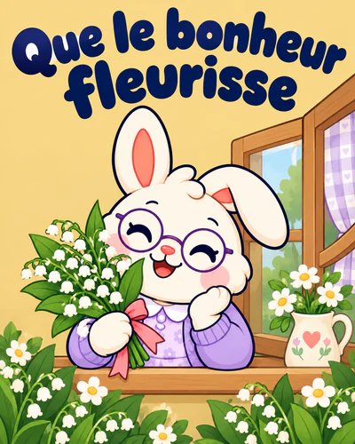 Que le bonheur fleurisse