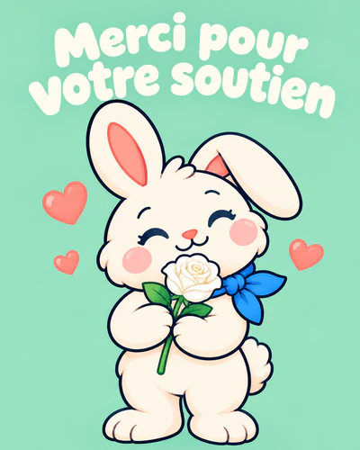Merci pour votre soutien