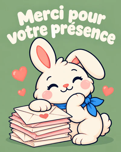 Merci pour votre présence