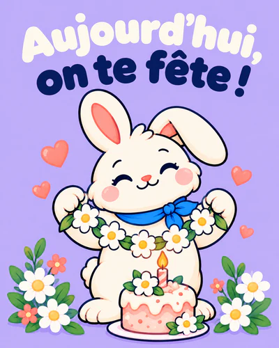 Aujourd’hui, on te fête !