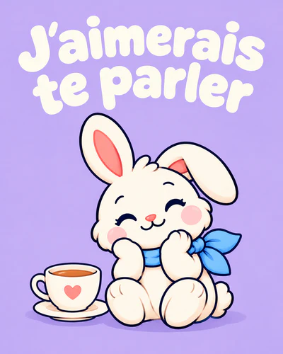 J’aimerais te parler