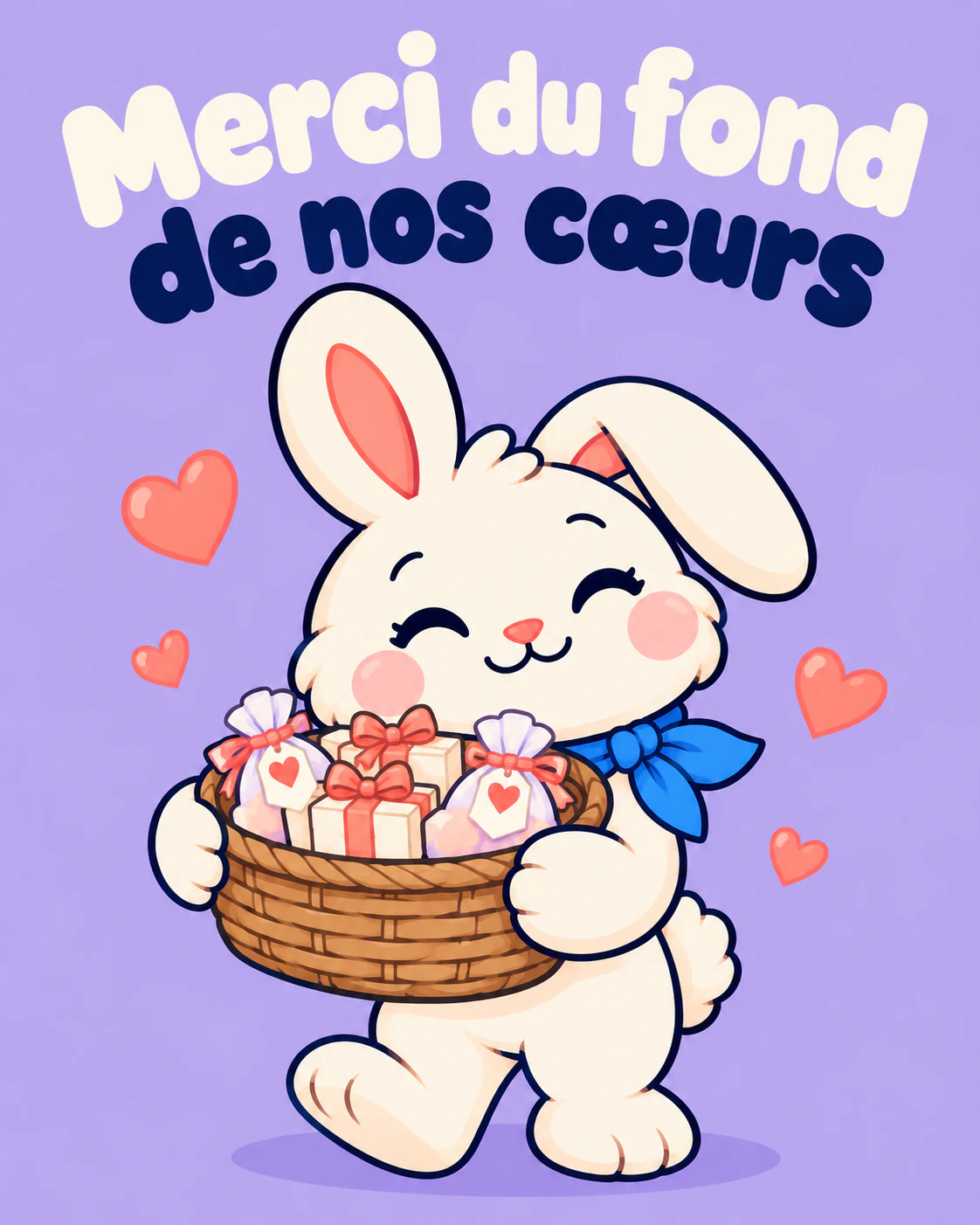 Merci du fond de nos cœurs